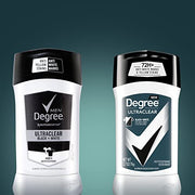 Degree Men UltraClear Antiperspirant Deodorant, 2 Count, 2.7 oz | For long days, provides 72-hour sweat and odor protection with MotionSense Technology.