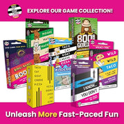 Taco Cat Goat Cheese Pizza Card Game by Taco Cat Games, Age 7+, 2-8 Players | 10 min rounds, Slap pile when word matches card, Action cards add twists, Builds reflexes, Fun for all ages