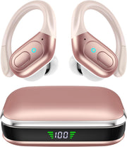HILDCROA Wireless Earbuds, Sports Bluetooth Headphones, Running Headphones | 75Hrs Playtime Ear Buds with LED Power Display, Noise Canceling Headset, IPX7 Waterproof Earphones for Gym/Running/Workout