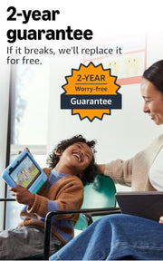 Amazon Fire 7 Kids tablet, ages 3-7. Top-selling 7" kids tablet on Amazon. Includes ad-free and exclusive content, easy parental controls, 10-hr battery, 16 GB, Blue