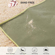 Rainleaf Microfiber Towel Quick Dry Camping & Travel & Gym Towel. Compact | Super Absorbent, Lightweight, Fast Drying. Suitable for Beach, Bath, Backpacking, Hiking, Swim. Army Green, 48 x 24 in