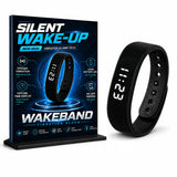Ulvixar Vibrating Alarm Watch for Heavy Sleepers,Silent Wake up Alarm Wrist | Powerful Wrist Vibrating Alarm,For Hearing impaired,20-Day Battery,Comfort Silicone Loop,Ideal For Couples,Shared Space，Dorms