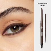 Revlon ColorStay Pencil Waterproof Eyeliner, 202 Black Brown, 0.01 oz | Waterproof pencil eyeliner with built-in sharpener. Smudge-proof, long-lasting, intense matte color.