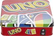 Mattel Games UNO Card Game, Ages 7+, 2-10 Players | Classic Card Game for Kids, Teens and Family Game Night, Colorblind Accessible & Customizable Cards (Amazon Exclusive)