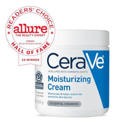CeraVe Moisturizing Cream, Face & Body Moisturizer for Dry Skin, 19oz | Skin Care with Hyaluronic Acid, Skin Barrier Repair, Ceramide Moisturizer, Fragrance Free, Non-Comedogenic, Daily Use