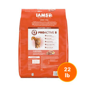 IAMS Proactive Health Healthy Adult Dry Cat Food, Chicken, 22 lb | Veterinarian-recommended, Real chicken #1 ingredient, chicken & egg protein, wholesome grains for energy, supports muscles