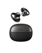 SHOKZ OpenDots 2 Open-Ear Clip-On Earbuds, Black, Dolby Audio, 3 Mics | Rich bass with Dolby Audio; 3-mic clear calls; 40H listening; IP57; Bluetooth 6.1; Travel/City walk/Commuting/Yoga/Pilates