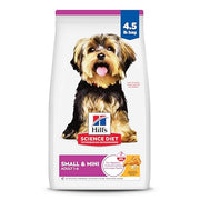 Hill's Science Diet Adult 1-6 Small & Mini Dry Dog Food | #1 Veterinarian Recommended, Chicken & Brown Rice, 4.5 lb. Bag