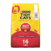 Purina Tidy Cats 24/7 Performance Clumping Cat Litter, 16 lb Bag | Clean Linen scent with 24/7 slow-release deodorizer in a smaller, easy-pour size