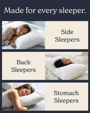 Beckham Hotel Collection Bed Pillows Standard/Queen Size Set of 2 | Original Soft Down Alternative Pillow for Sleeping, Soft Support for Back, Stomach or Side Sleepers