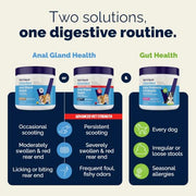 Vetnique Glandex for Dogs Anal Gland Chews 60ct Pumpkin + Digestive Enzymes | Anal Gland Dog Treats, Boot the Scoot + Fishy Odor Support, Fiber, Probiotics, Quercetin + Apple Pectin, Peanut Butter