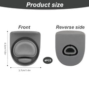 4pcs Replacement Lid Seal Gasket Stopper for Owala FreeSip 24oz 32oz | Water Bottle Top Part for Owala 16/19/24/32/40oz Rubber Spout Insert Cap Mouth Silicone Plug Accessories BPA-Free (Gray)