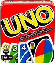 Mattel Games UNO Card Game, Ages 7+, 2-10 Players | Classic Card Game for Kids, Teens and Family Game Night, Colorblind Accessible & Customizable Cards (Amazon Exclusive)