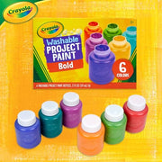 Crayola Washable Kids Paint (6ct), School Supplies, Painting Set for Kids, Spring Crafts, Art Teacher Gifts for Toddlers, Ages 3+