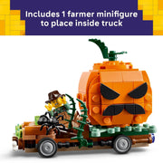 LEGO Jack-O'-Lantern Pickup Truck 40822 | Building Toys for Boys & Girls, Ages 8+, Halloween Decor & Craft, 177 pieces, Gift for Kids