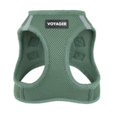 Voyager Step-in Air Dog Vest Harness - Moss Green, Small | 14.5-16" in Chest, Reflective Bands, All Weather Breathable Air Mesh, Cats Compatible, Lightweight, Fast Drying