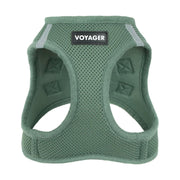 Voyager Step-in Air Dog Vest Harness - Moss Green, Small | 14.5-16" in Chest, Reflective Bands, All Weather Breathable Air Mesh, Cats Compatible, Lightweight, Fast Drying