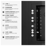 Hisense 65" Class E6SR Series Hi-QLED 4K UHD Smart Roku TV (65E6SR, 2026 Model) - Dolby Vision, Game Mode Plus, VRR, ALLM, DTS Virtual:X, Apple AirPlay, Compatible with Alexa and Google Assistant