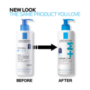La Roche-Posay Lipikar AP+MAX Triple Repair Moisturizing Body Cream | Face and body lotion for dry skin with shea butter and niacinamide. Gentle on very dry, rough, sensitive skin.