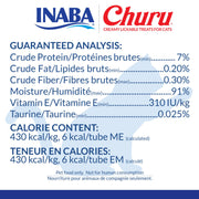 INABA Churu Cat Treats, Lickable, Squeezable Creamy Purée Cat Treat with Green Tea Extract & Taurine, 0.5 Ounces Each Tube, 50 Tubes, Tuna & Chicken Variety