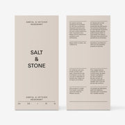 Salt & Stone Aluminum-Free Deodorant, Women & Men Santal & Vetiver 2.6 oz | Extra Strength 48 Hour Protection, Gender Neutral Scent, Made with Niacinamide, Spirulina, Magnesium & Antioxidants