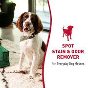 Nature’s Miracle Dog Stain & Odor Remover, Enzymatic Cleaner, 32 oz | Tough on Dog Urine, Feces, Vomit, Drool and Other Organic Stains and Odors, For Multiple Surfaces, Fresh Scent