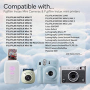 Fujifilm Instax Mini Instant Film, 20 Sheets – White Daylight ISO 800 for Instax Mini 13, 12, 11, 41 Cameras –Bundeld with The Tudak Store Microfiber Cleaning Cloth
