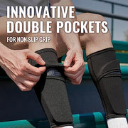 Northdeer Soccer Shin Guards for Kids Adults | Sleeves with Optimized Insert Pocket Protective Soccer for Boys Girls Men