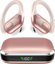 HILDCROA Wireless Earbuds, Sports Bluetooth Headphones, Running Headphones | 75Hrs Playtime Ear Buds with LED Power Display, Noise Canceling Headset, IPX7 Waterproof Earphones for Gym/Running/Workout
