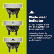 Philips Norelco OneBlade 360 Replacement Blades, 3 Pack | Genuine OneBlade 360 Blades, Stainless Steel, 360 Flex, Trim Edge and Shave, Up to 12-Month Supply, QP430/80