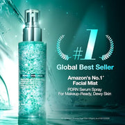 Anua PDRN Collagen Glow Facial Serum Spray, 3.38 fl oz | Hydrating Face Mist, Hyaluronic Acid, dewy finish, All Skin Types, Instant Plumping, Firming Care, Korean Skincare