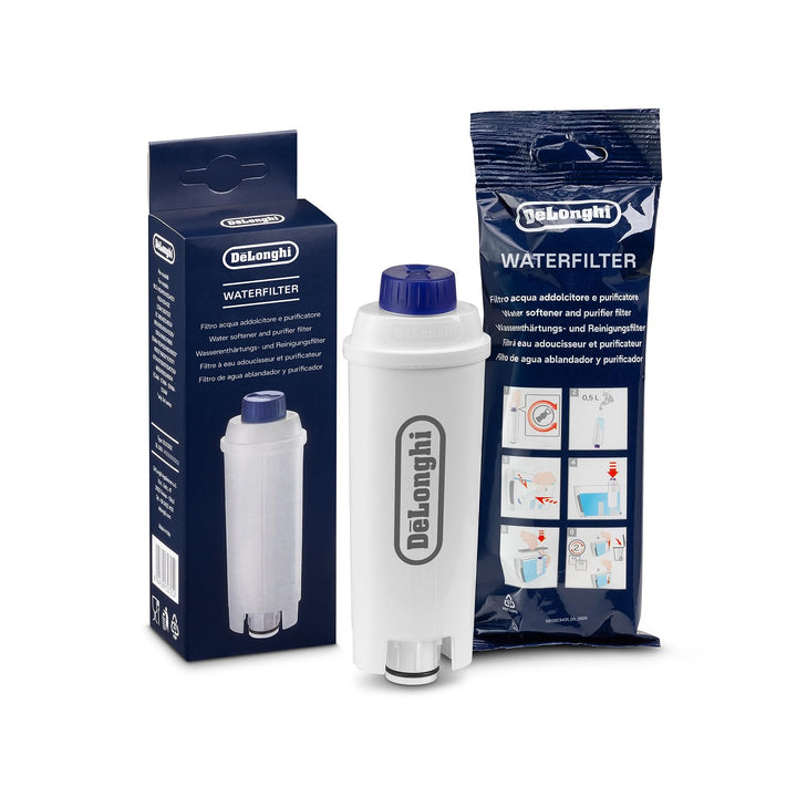 De'Longhi Replacement Water Filter for Fully Automatic Coffee Machines | Water softener filter, suitable for ECAM fully automatic coffee machines, easy installation, made in Italy, DLSC002