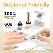 modelones Chrome Liner Gel Nail Polish Gold Silver Built-in Fine Brush | Metallic Nail Art Gel French Tip Mirror Effect No Powder Needed Paint Draw Swirl Design Long Lasting DIY U V Manicure Stuff
