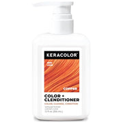 Keracolor Color + Clenditioner, Semi-Permanent Hair Color, 23 Shades | Color depositing conditioner softens & tones while cleansing, deposit-only hair dye with keratin, coconut oil & shea butter