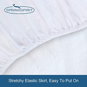 Queen Size Mattress Protector Waterproof,Absorbent Fitted Sheet | up to 18" Deep Pocket,Mattress Cover Queen Size Bed Sheets,Terry Machine Wash Protection Mattress Protector