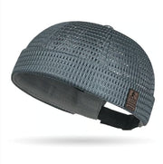 mens breathable brimless hat