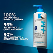 La Roche-Posay Lipikar AP+MAX Triple Repair Moisturizing Body Cream | Face and body lotion for dry skin with shea butter and niacinamide. Gentle on very dry, rough, sensitive skin.