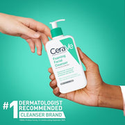CeraVe Foaming Facial Cleanser, Gentle Cleanser for Oily Skin, 16fl oz | Skin Care with Hyaluronic Acid & Niacinamide, Makeup Remover, Daily Face Wash For Men & Women, Fragrance Free, Oil Control