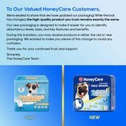 HONEY CARE All-Absorb A26 Male Dog Wrap, 50 Count, Small
