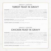 Purina Fancy Feast Gravy Lovers Wet Cat Food, 3 oz Cans, 30-Pack | Variety Pack with poultry and beef grilled gourmet recipes, made with no artificial colors or preservatives