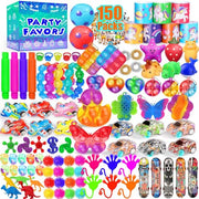 Party Favors for Kids 8-12 4-8, 150-Pack Fidget Toys Bulk, Treasure Box Toys for Classroom, Stocking Stuffers Goodie Bags, Classroom Prizes, Birthday Holiday for Boys Girls