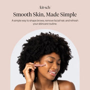 Kitsch Dermaplane Razor for Women Face – Terracotta, 12 pcs | Face Razors for Women & Men, Eyebrow Razor & Face Shaver – Exfoliating Facial Razor & Dermaplaner as Tool for Smoother Skin
