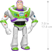 ​Mattel Disney and Pixar Toy Story 5 Buzz Lightyear Action Figure | 7-inch Playscale, 1 Key Character, 8+ Posable Joints, Movie-Accurate Design