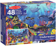 Melissa & Doug Underwater Floor Puzzle - 48 Pieces