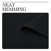 NICETOWN Black Blackout Curtains for Bedroom 42" Wide x 63" Long 2 Panels | Solid Grommet Thermal Insulated Drapes, Noise Reducing, Light Blocking, Room Darkening Decor for Kitchen Window Treatments