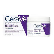 CeraVe Night Cream, Facial Moisturizer with Peptides & Niacinamide, 1.7oz | Anti-aging Face Cream, Skin Care with Hyaluronic Acid, Night Cream for Men & Women, Daily Non-Comedogenic Face Moisturizer