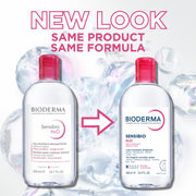 Bioderma - Sensibio - H2O Micellar Water - Makeup Remover Cleanser - Face Cleanser for Sensitive Skin