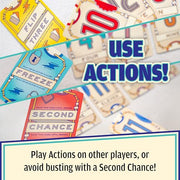 USAOPOLY Flip 7 Card Game, The Ultimate Blend of Press Your Luck Strategy | Fast-Paced Addictive Card Game, Quick to Learn & Easy to Teach, 3+ Players, Ages 8+