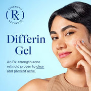 Differin Acne Retinoid Treatment Gel, 0.1% Adapalene, 15g Tube | Over-The-Counter Retinoid, Clears Acne And Prevents Breakouts, Gentle For Sensitive Skin, 30-Day Supply, 15G Tube