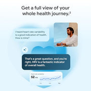 Google Fitbit Air - Screenless Activity Tracker, Obsidian | Fitness, heart rate, & sleep tracking, personalized AI-powered coaching, up to 7 days’ battery life, works with iOS & Android